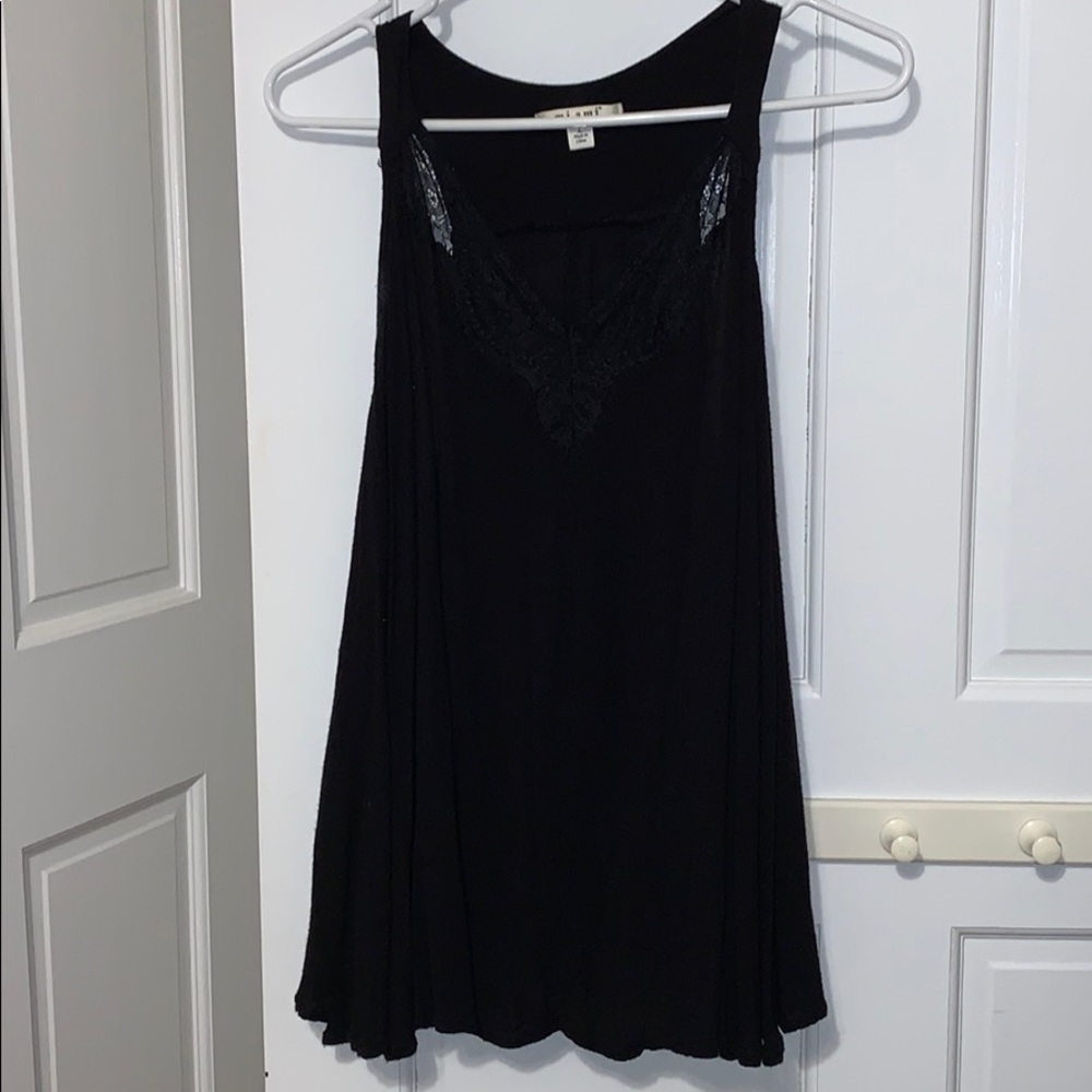 Francescas Black Sleeveless top